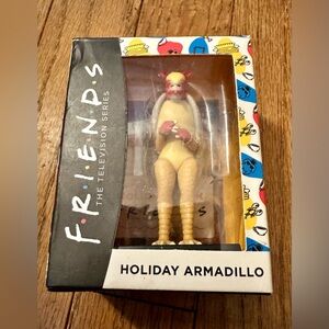 FRIENDS Festive Armadillo Figurine - Yellow and Red